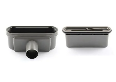 Unidrain 1411 Utløpshus Ø50 mm Vannrett m/Vannlås - Innbygningshøyde 86 mm