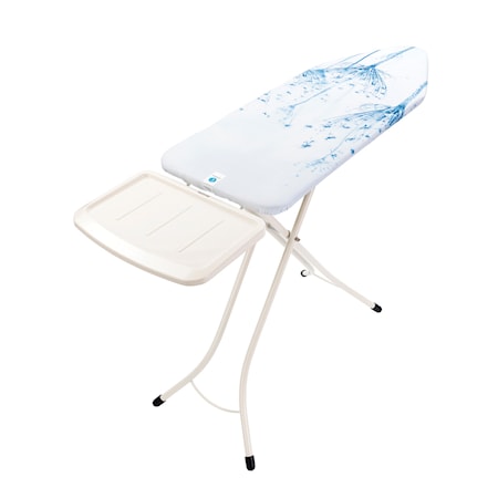 Strygebræt Stl C med Solid Dampstationsholder, hvid ramme 25mm 124x45 cm Cotton Flower