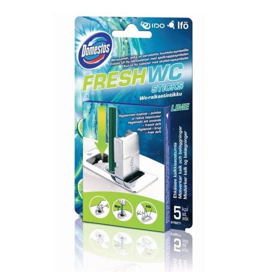 Geberit Fresh WC Duftstav 5stk - Ocean/lime Lime