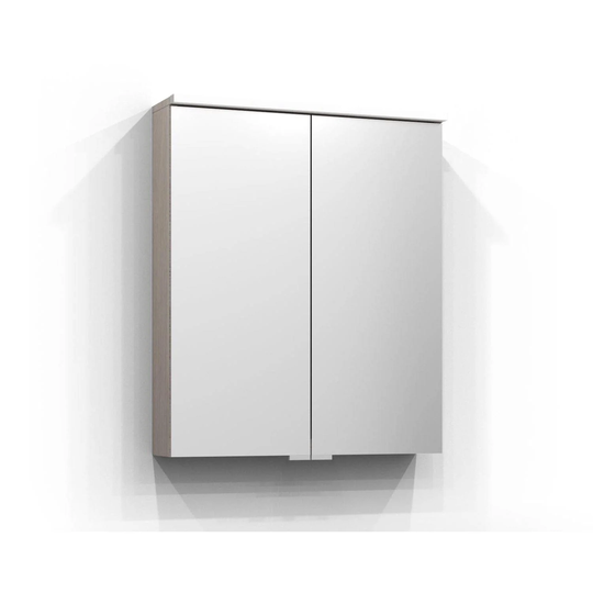 Svedbergs Sarek Speilskap Uten Servantlys 60cm / Blond eik