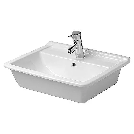 Duravit Starck 3 Servant m/Tapphull & Overløp - 56x46,5 cm