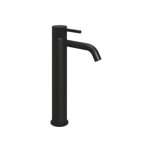 Servantbeslag Skule rillet Free Black Matt
