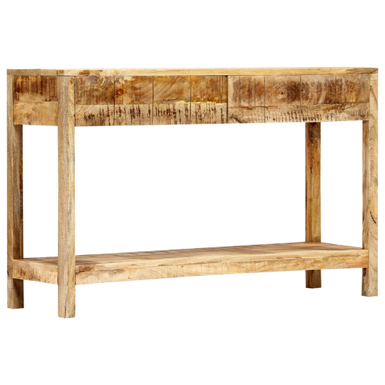 vidaXL konsolbord 120 x 35 x 75 cm massivt mangotræ