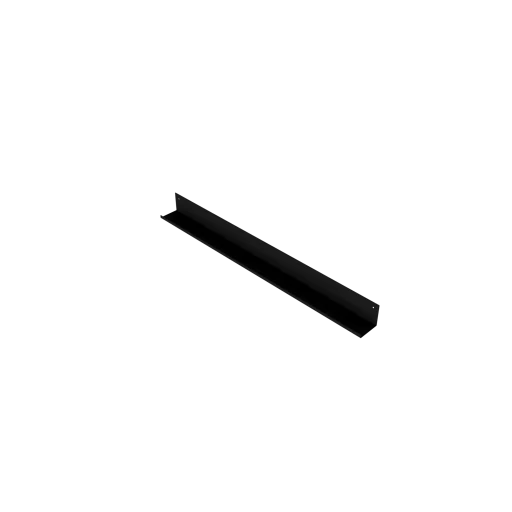 Sanibell Proline stålhylle 120 cm, matt sort
