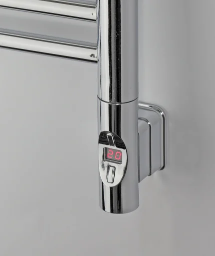 Nuvo 2 elektrisk varmeelement, ½", 300W, rund profil, krom