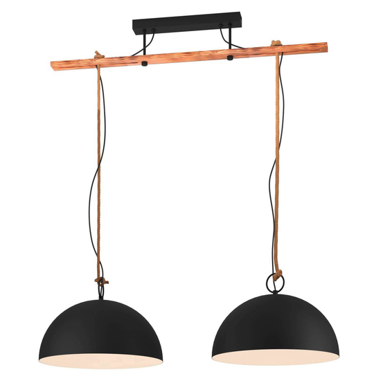 Hodsoll Ceiling Lamp 2L (Sort)