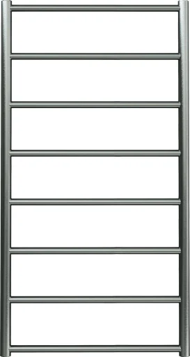 Kriss Polaris håndkletørker t/Sentral-/Fjernvarme 1122x603 mm, rustfrit stål
