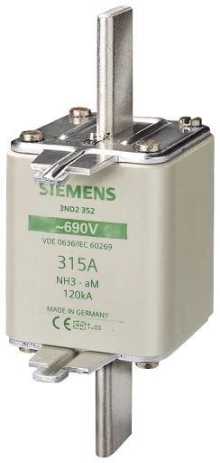 Sikring NH 3-AM 500A, AC 690V, 3ND1365 - 3 stk