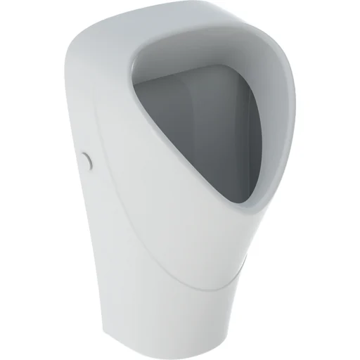 GEBERIT veggmontert urinal 330x300x600mm skjult til av/på bak porselen