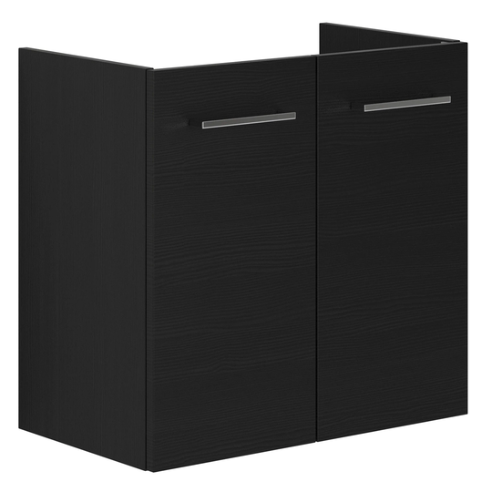 Dansani Mido+ Slim Servantskap 2 Dører B60-80x35cm Uten Servant Svart Struktur / 60cm