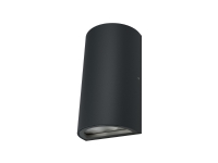 LEDVANCE ENDURA STYLE, Udendørs vægbelysning, Sort, Aluminium, Glas, IP44, Facade, I