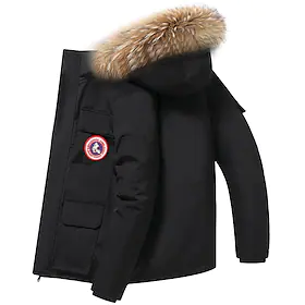 Dame Vinterjakke Vinterfrakk Parkas Hold Varm Pustende utendørs Dagligdagstøy Feriereise Ut på byen Lomme Fleece Lined Glidelås Hettegenser Fritid dame Bekvem