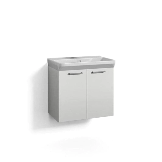 Svedbergs Signum Smal D35 Møbelpakke - Servantskap med Servant Hvit Matt / 60cm Dør