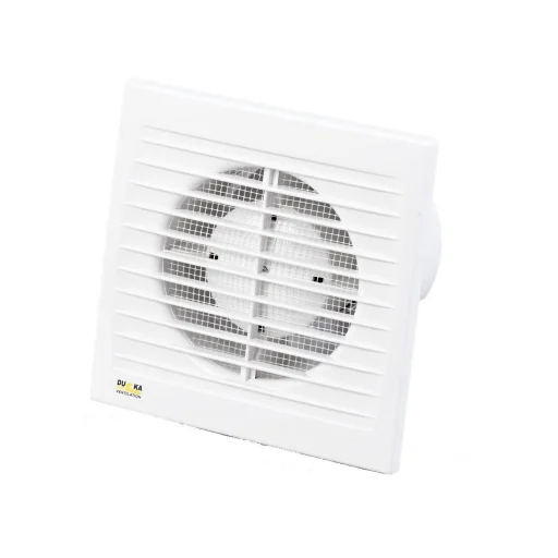 DUKA EL 500 S Ventilator Standard med snoravbryter Ø100 mm, Hvit