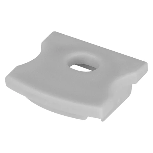 Endestykke for medium profil 3, med hull (2 stk.)
