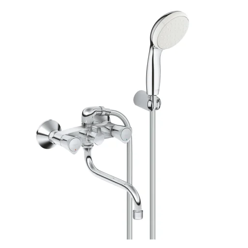 Grohe Costa S karbatteri inkl. hånddusjsett, krom
