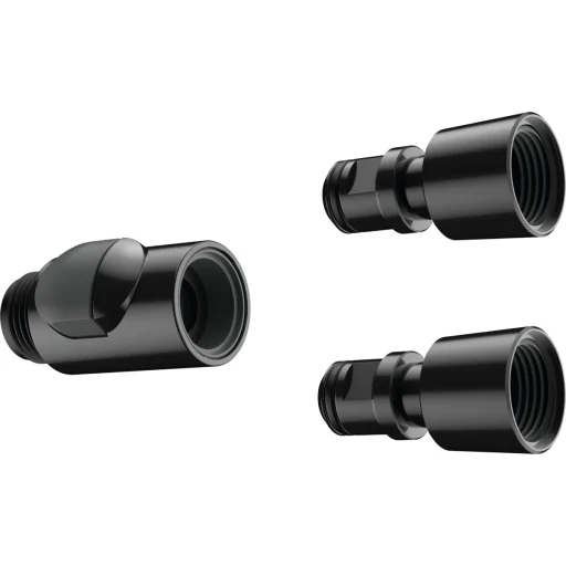 Hansgrohe koblingssett 1/2". 3-dele, sort