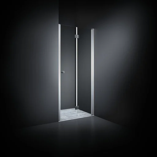Dansani Match foldedør, niche 91,5-95,5 cm, med anslagsprofil, klart glass