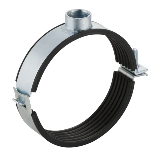 160 mm x 1" Rørholder med gummi Silent db20 Geberit