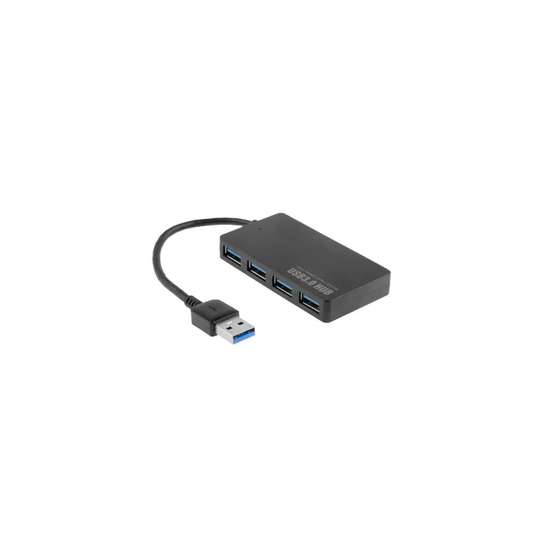 USB 3.0 hub med 4x USB-porte (high-speed) - Op til 5 Gbps