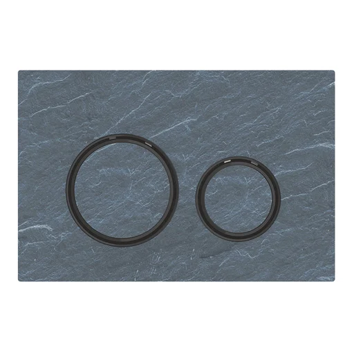 Geberit Sigma 21 betjeningsplate i mustangskifer/sort/krom