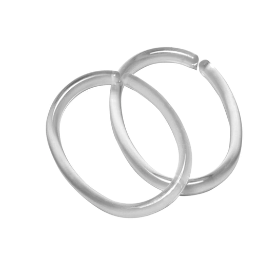 Sealskin Clips Forhengsringer Klar