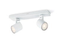 Philips myLiving 5309231P0, Overflade spotlys, GU10, 2 pære(r ), LED, 7 W, 2700 K