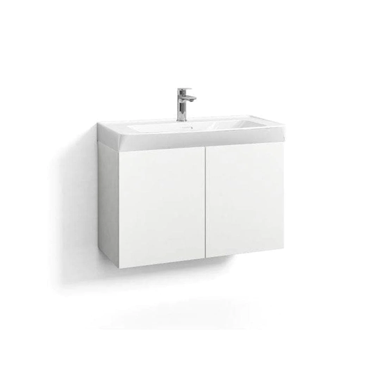 Svedbergs Skapa D25/d35 Dør Slim Servantskap 80cm / 35cm Hvit Matt
