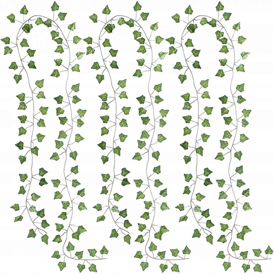 3x Kunstige plantegrene - Efeu