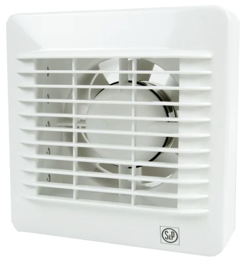 Thermex EDM 100HZ ventilator med hygrostat & kulelager, Ø100 mm, hvit