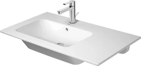 Duravit ME by Starck servant, armaturhull, 83x49 cm, hvit