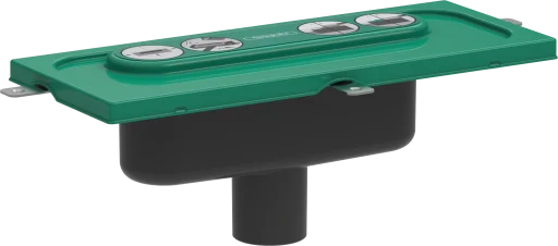 Hansgrohe uBox universal innbyggingsenhet, vertikal, Ø50 mm
