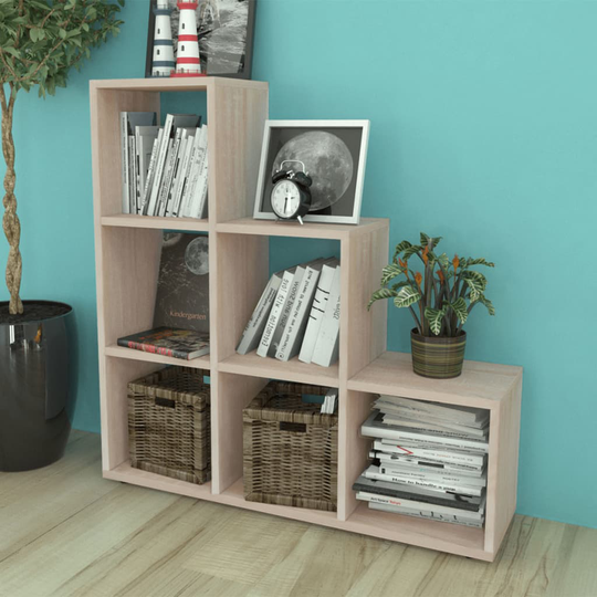 vidaXL trappeformet bogreol/displayhylde 107 cm eg