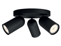 Philips myLiving Spot, Overflade spotlys, GU10, 3 pære(r ), LED, 220-240 V, Sort