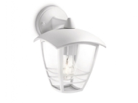 Philips myGarden Væglampe, Udendørs vægbelysning, Hvid, Aluminium, IP44, Have, Terrasse, I