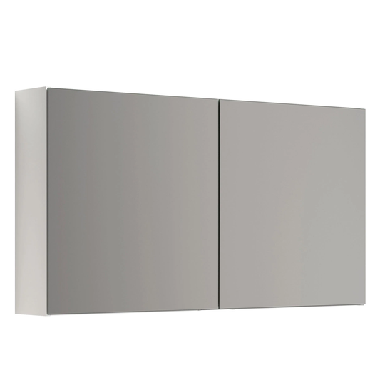 Dansani Mido+ Select Speilskap Uten Lamper B50-120xh64cm Hvit Høyglans / 120cm