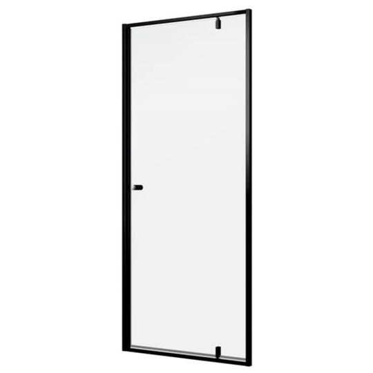 Sealskin Contour Dusjnisje B90-100 - Pivotdør Svart Matt / 90cm Klart Glass