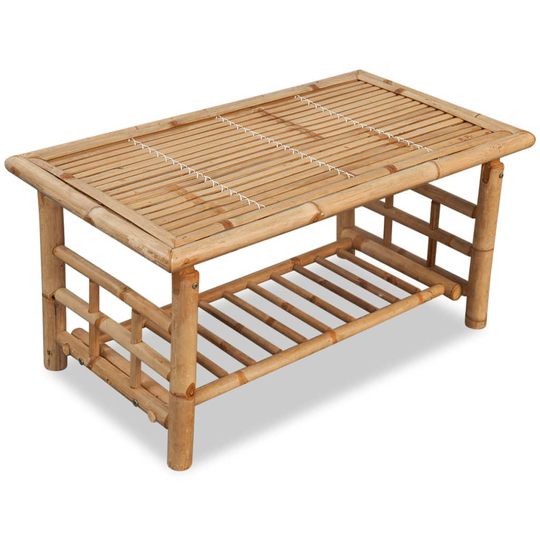 vidaXL sofabord bambus 90x50x45 cm