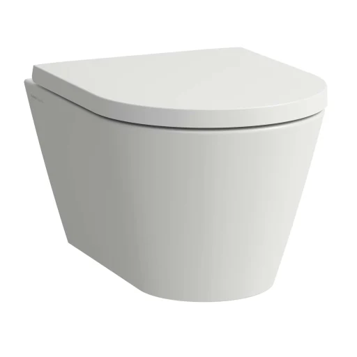 Kartell Laufen vegghengt toalett, kompakt, rimless, matt hvit