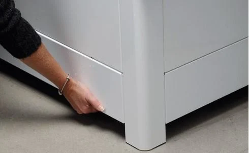 Svedbergs Tilleggsfront 170 cm Sort-emalje