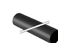 Peh afløbsrør 125-5000mm - 368.00016Pn 4 - (5 meter)