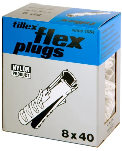 Tillex Flex skrueplugg 6x30 (Ø6 mm.) - 100 stk