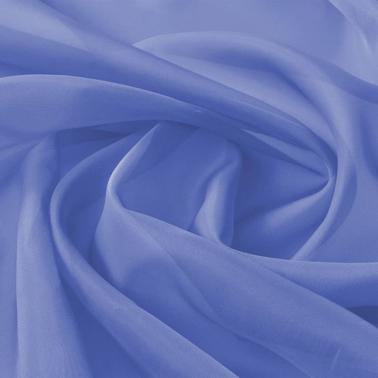 vidaXL voile-stof 1,45x20 m kongeblå