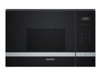 Siemens iQ500 BF525LMS0 - Mikrobølgeovn - til indbygning - 20 liter - 800 W - rustfrit stål