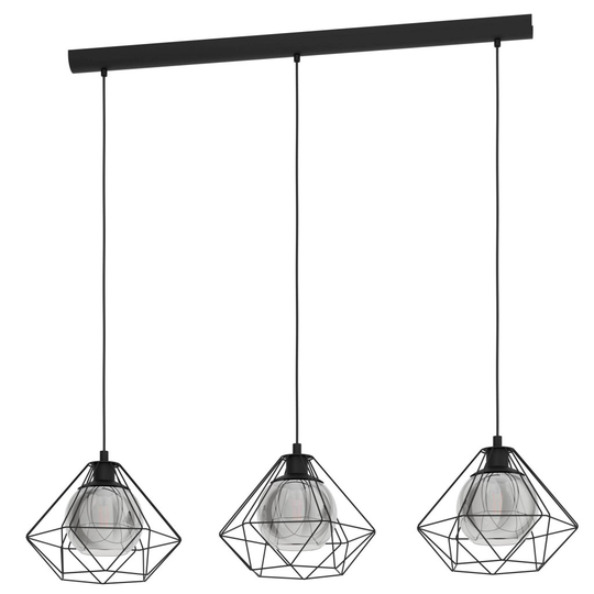 Vernham Ceiling Lamp 3L (Sort)