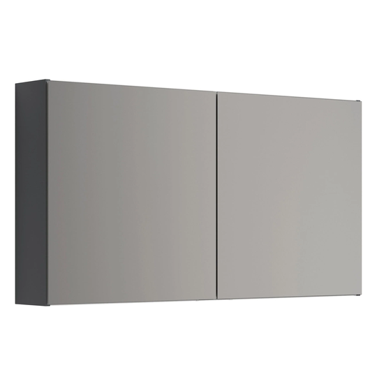 Dansani Mido+ Select Speilskap Uten Lamper B50-120xh64cm Grå Matt / 120cm