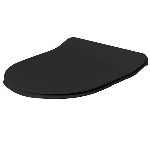 Glomp Mini Slim soft close toalettsete matt sort
