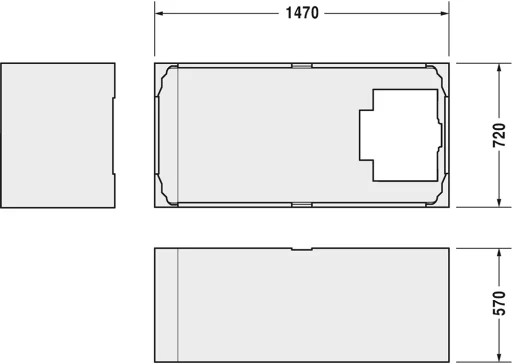 STARCK MONTERINGSBOKS 150X75C