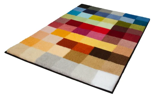 Kleine Wolke Cubetto baderomsmatte, 75x120 cm, flerfarget