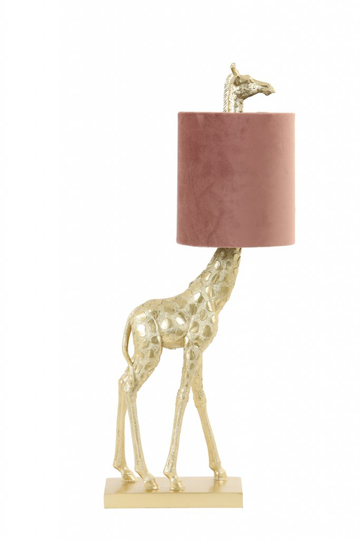 Giraffe table lamp (Guld)
